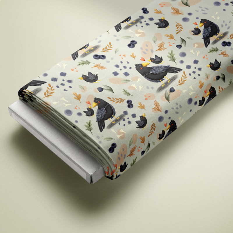 Vranky na bledozelenej