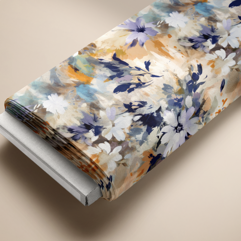 Impresionisti - modr&yacute; abstrakt