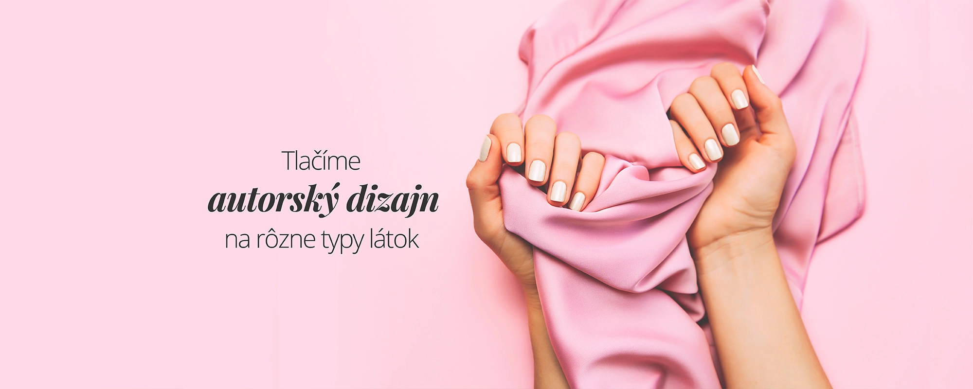 Baner - ružov&yacute; autorsk&yacute; dizajn 